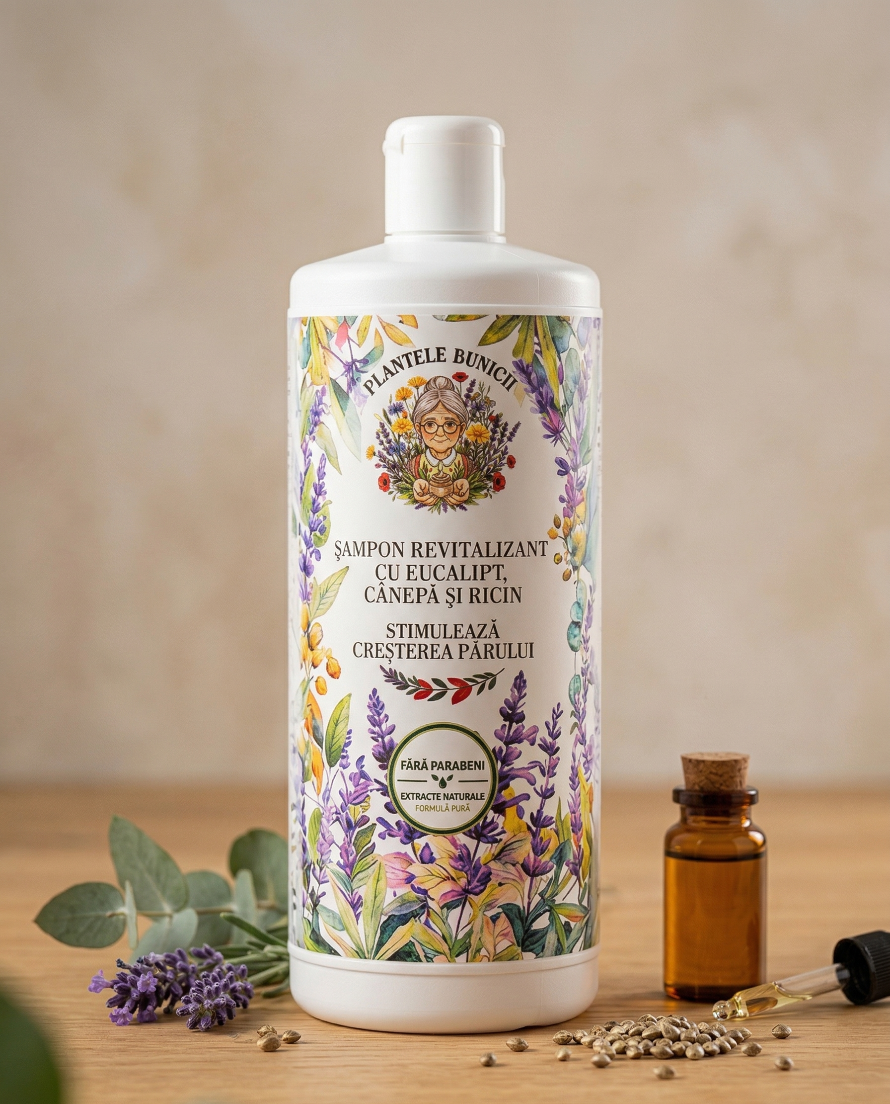 Șampon Profesional pentru Regenerare și Creștere - 1000ml